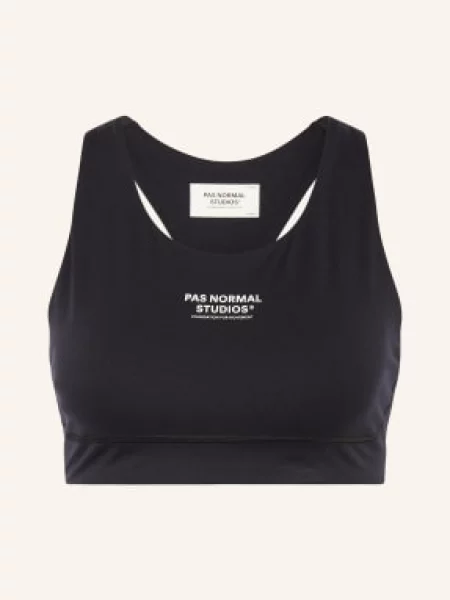 Pas Normal Studios Biustonosz Sportowy Balance Z Siateczką schwarz biały