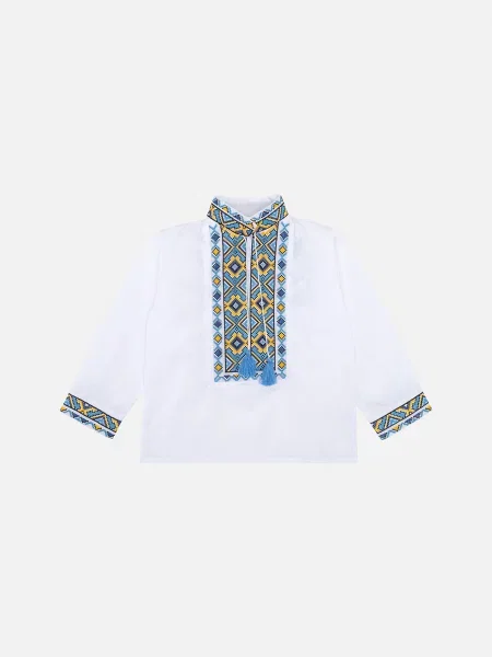 Дитяча Вишита сорочка YUKI білий