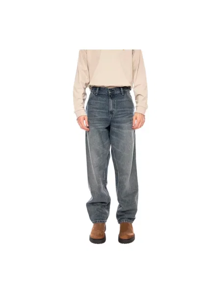 Jeansy Carhartt Wip niebieskie