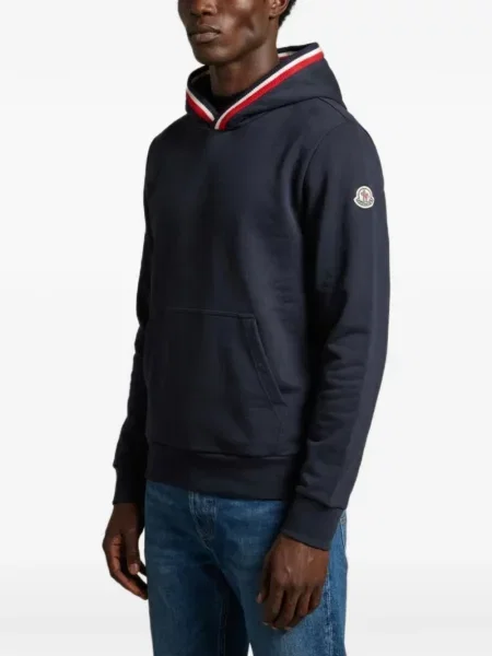 Hanorac cu glugă Moncler albastru