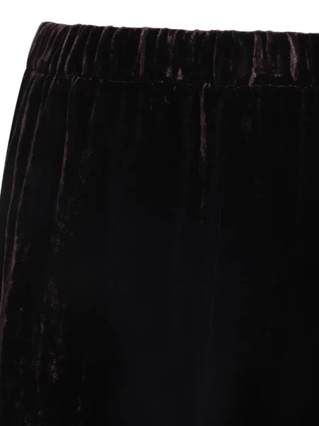 Pantaloni Antonelli de catifea violet