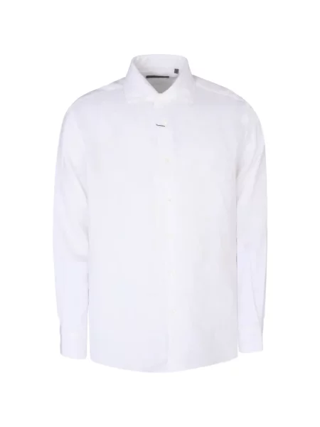 Lung cămașă Corneliani de in alb