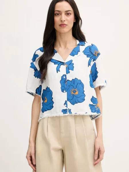 Tommy Hilfiger cămașă pentru femei cu in alb