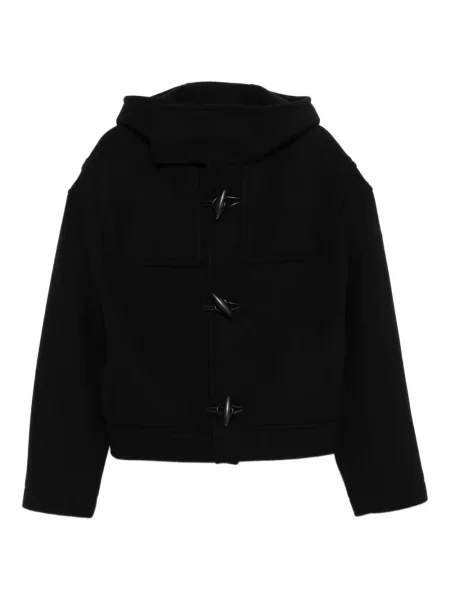 Geacă Jacquemus cu glugă negru