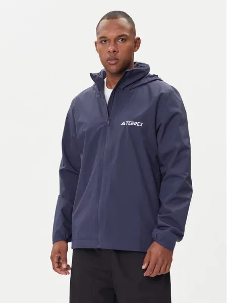 Adidas Μπουφάν αδιάβροχο Multi Essentials 2L Rain Σκούρο μπλε