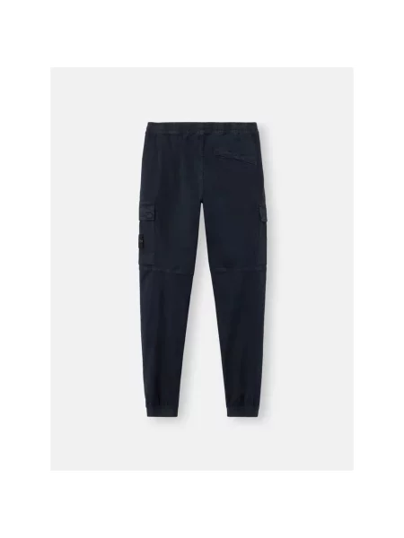 Spodnie Stone Island z kamieniami niebieskie