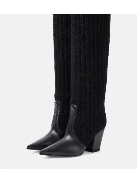 Cizme Gianvito Rossi din piele negru