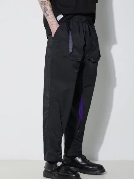 Alpha Industries pantaloni Utility UV barbati cu fason cargo negru