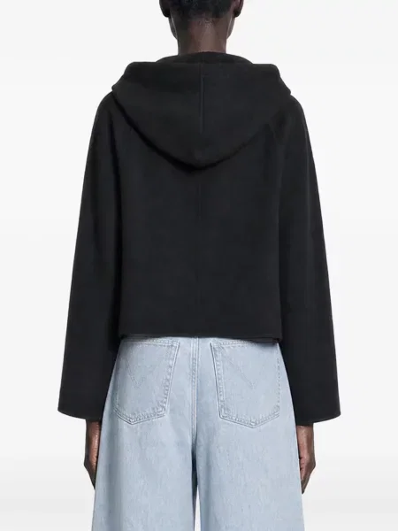 Hanorac cu glugă Max Mara negru