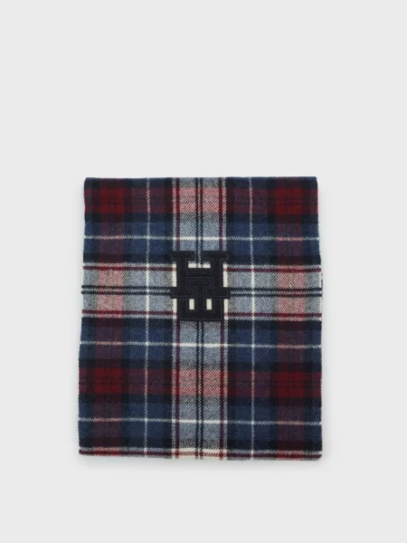 Вовняний картатий шарф Tommy Hilfiger