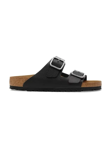 Birkenstock šľapky pánske kožené Arizona čierna