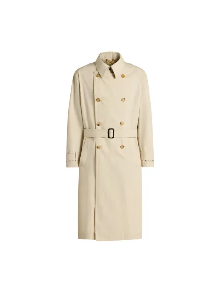Trencz Kiton dwurzędowy beżowy