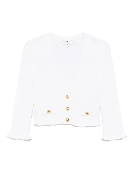 Cardigan Elisabetta Franchi alb