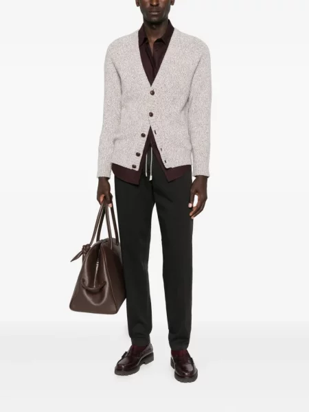 Pantaloni Eleventy cu cordon negru