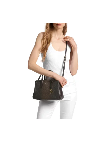 Crossbody kabelka Michael Michael Kors z ekologickej kože hnedá