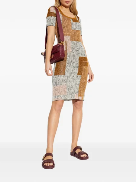 Rochie Fendi din jacard de costum