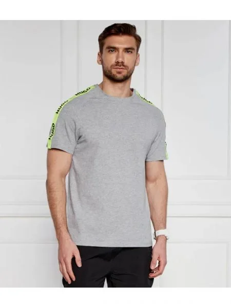 Hugo Tricou Sporty | Relaxed fit gri