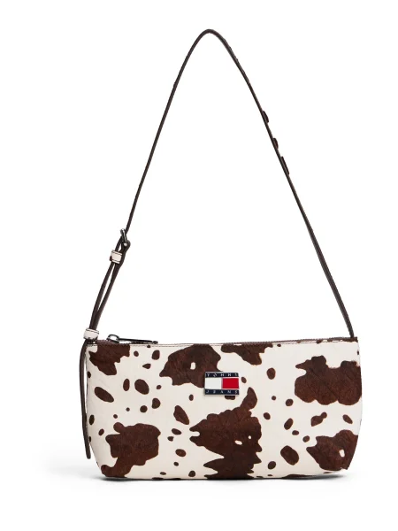 Tommy Jeans Torba za čez ramo čokolada bela