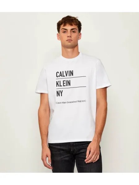 Calvin Klein Jeans Tricou | regular fit alb