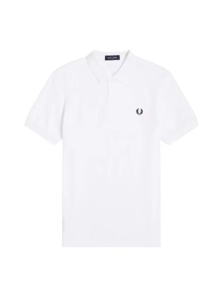 T-shirt FRED PERRY Plain Polo Short Sleeve Tee White M białe