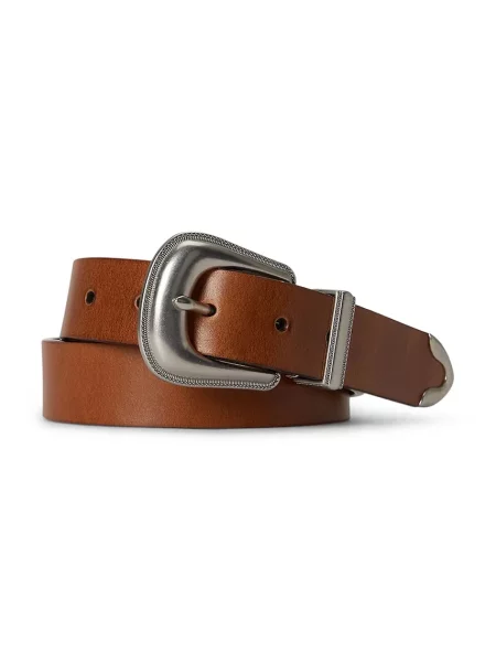 Polo Ralph Lauren curea de bărbați din piele maro