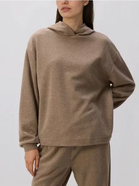 Reserved Худі коричневий