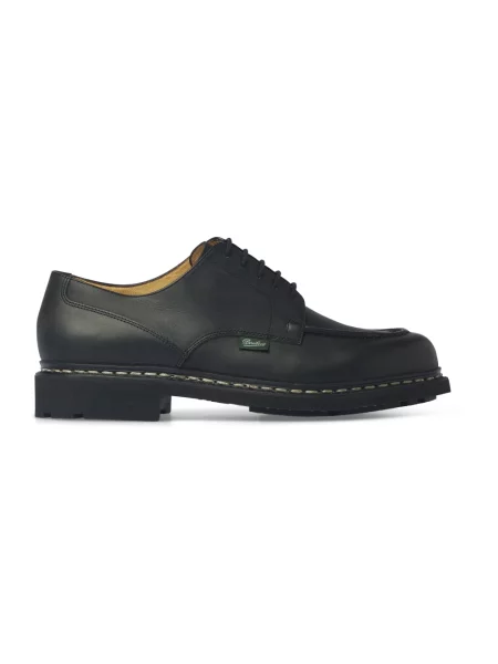Derby Paraboot skórzany retro czarny