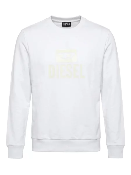 DIESEL Svetr S-GIR TONE ON TONE' bílá