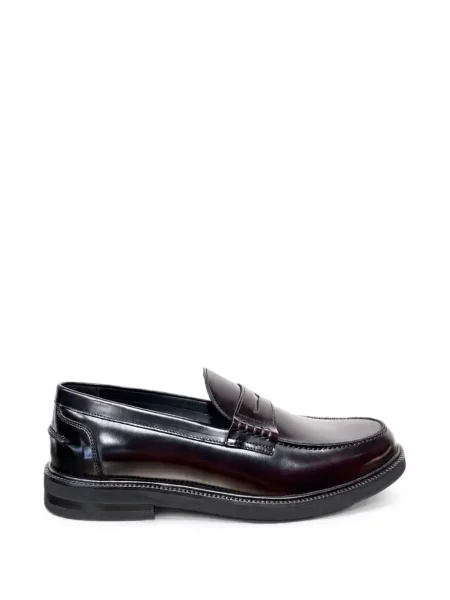 Pantofi loafer Poche Paris din piele maro