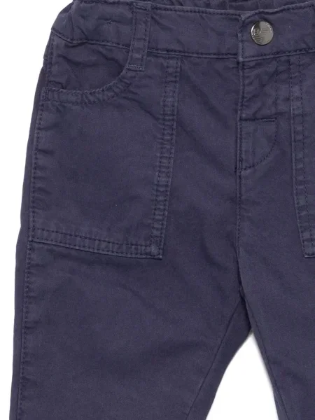 Spodnie dziecięce Emporio Armani niebieskie