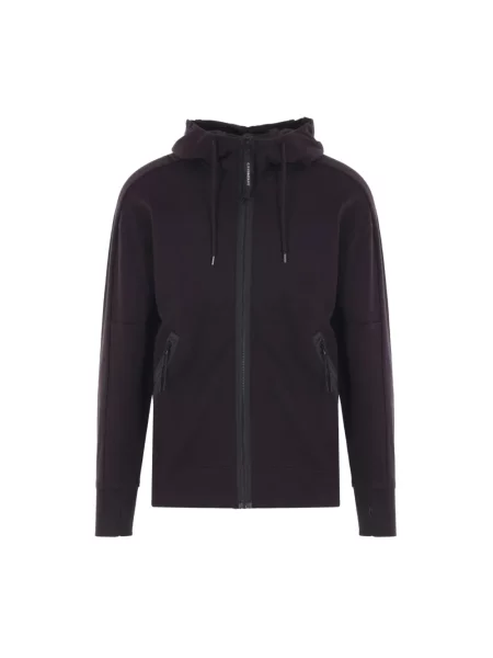 Bluza z kapturem C.p. Company polarowa czarna