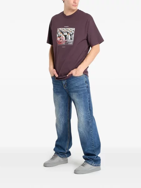 Scurt tricou Vans violet