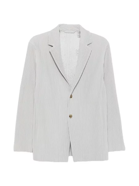 Sacou Homme Plisse Issey Miyake cu rever gri
