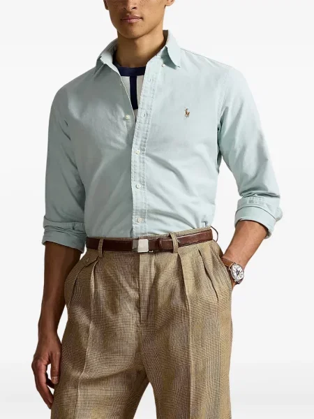 Șapcă Polo Ralph Lauren din fleece cu dungi cu volane albastru