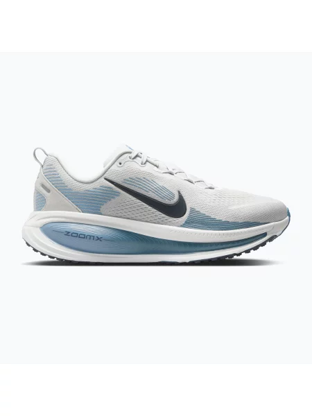 Încălțăminte de alergare pentru bărbați Nike Vomero 18 grey fog/off white/dark obsidian alb