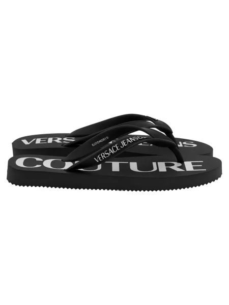 Klapki Versace Jeans Couture czarne