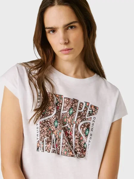 Футболка Pepe Jeans біла