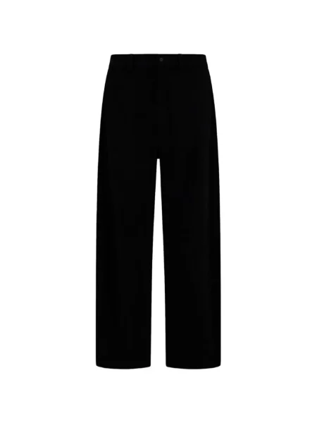 Pantaloni Laminar de catifea cord negru