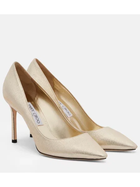 Pantofi cu toc Jimmy Choo din piele