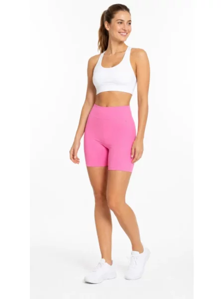 Krótkie legginsy 4F różowe