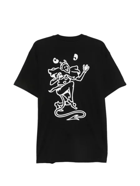 Μπλούζα Carhartt Wip με σχέδιο από ζέρσεϋ μαύρο