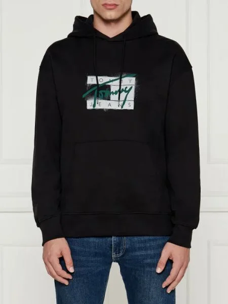 Tommy Jeans Hanorac negru