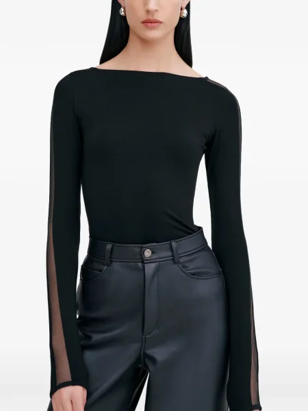 Top Marcella lung negru