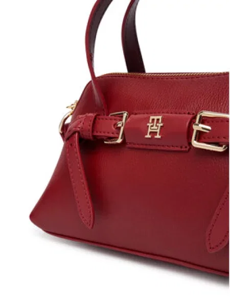 Torbica Tommy Hilfiger Th Buckle Mini crvena
