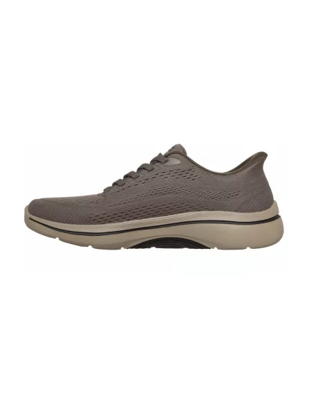 Sneakersy Skechers brązowe