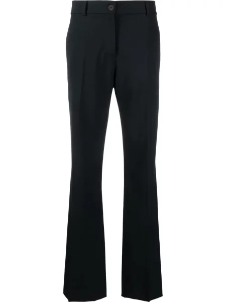 Pantaloni Studio Nicholson de lână albastru