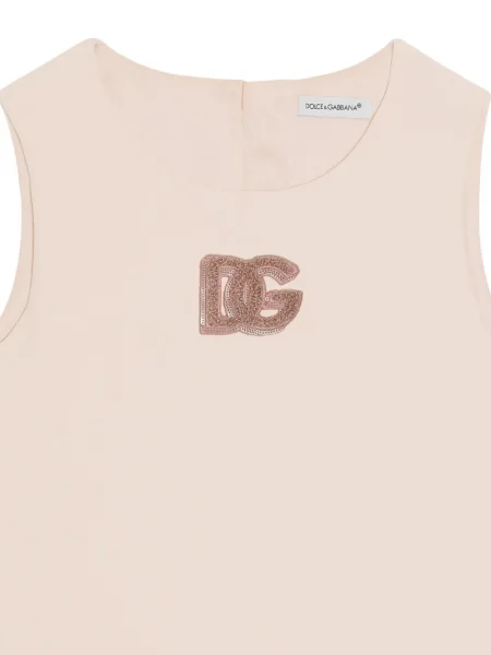 Sukienka dziecięca Dolce And Gabbana różowa