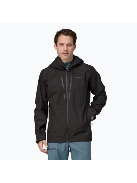 Kurtka przeciwdeszczowa Patagonia Triolet black czarna