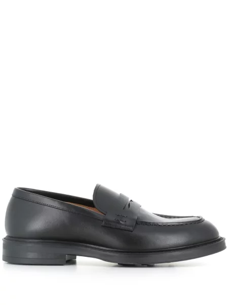 Pantofi loafer Henderson Baracco din piele negru