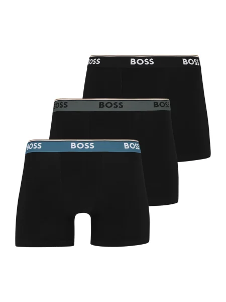 BOSS Boxerky BoxerBr 3P Power čierna